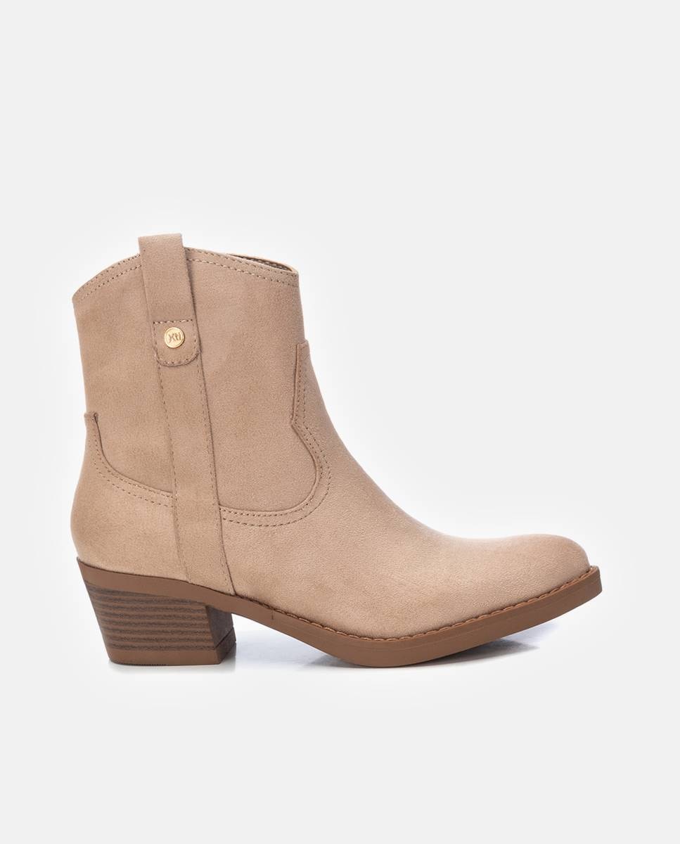 Imagem 0 de Botins Cowboy com Fecho Zip