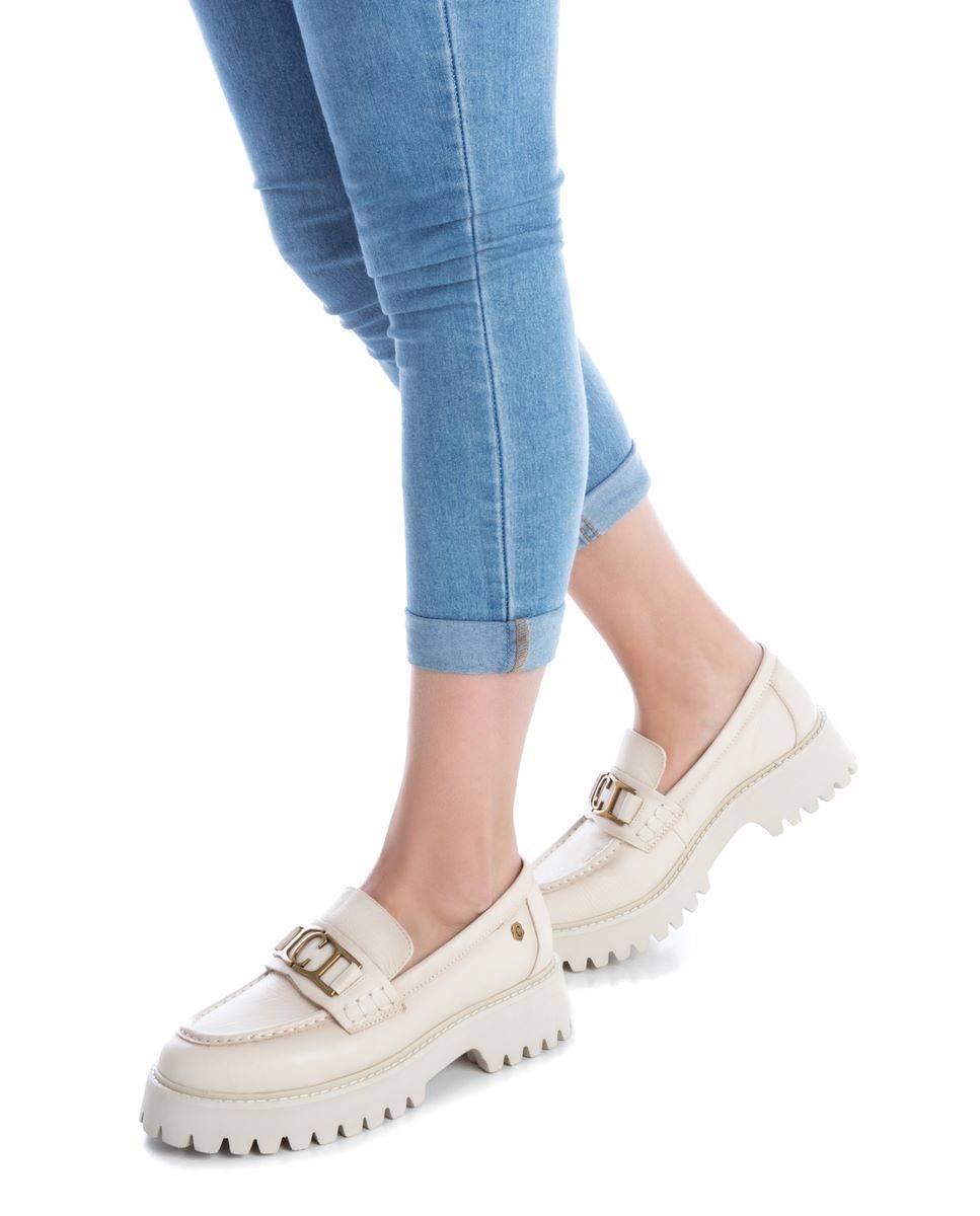 Mocassins de Pele Branco-2