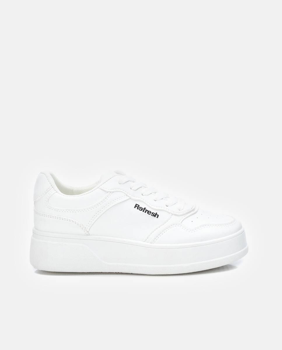 Sapatilha com Atacadores Branco-1