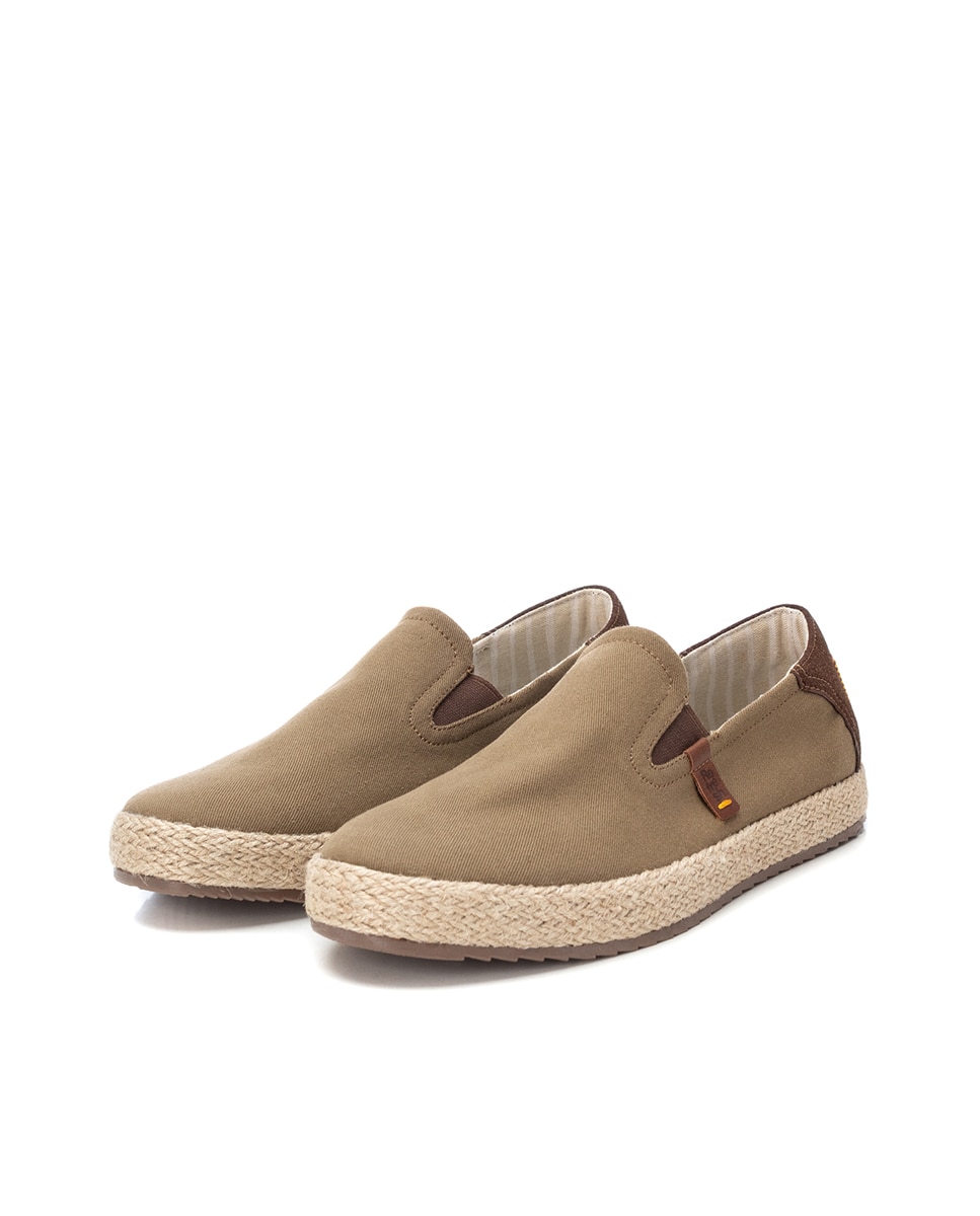 Sapatos de Lona com Sola de Juta Bege-4
