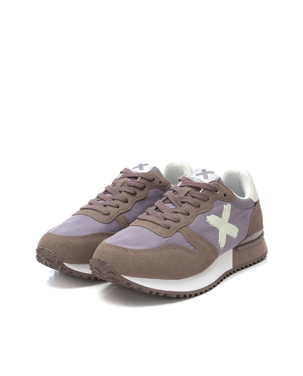 Sapatilhas Desportivas com Atacadores Lilás-4