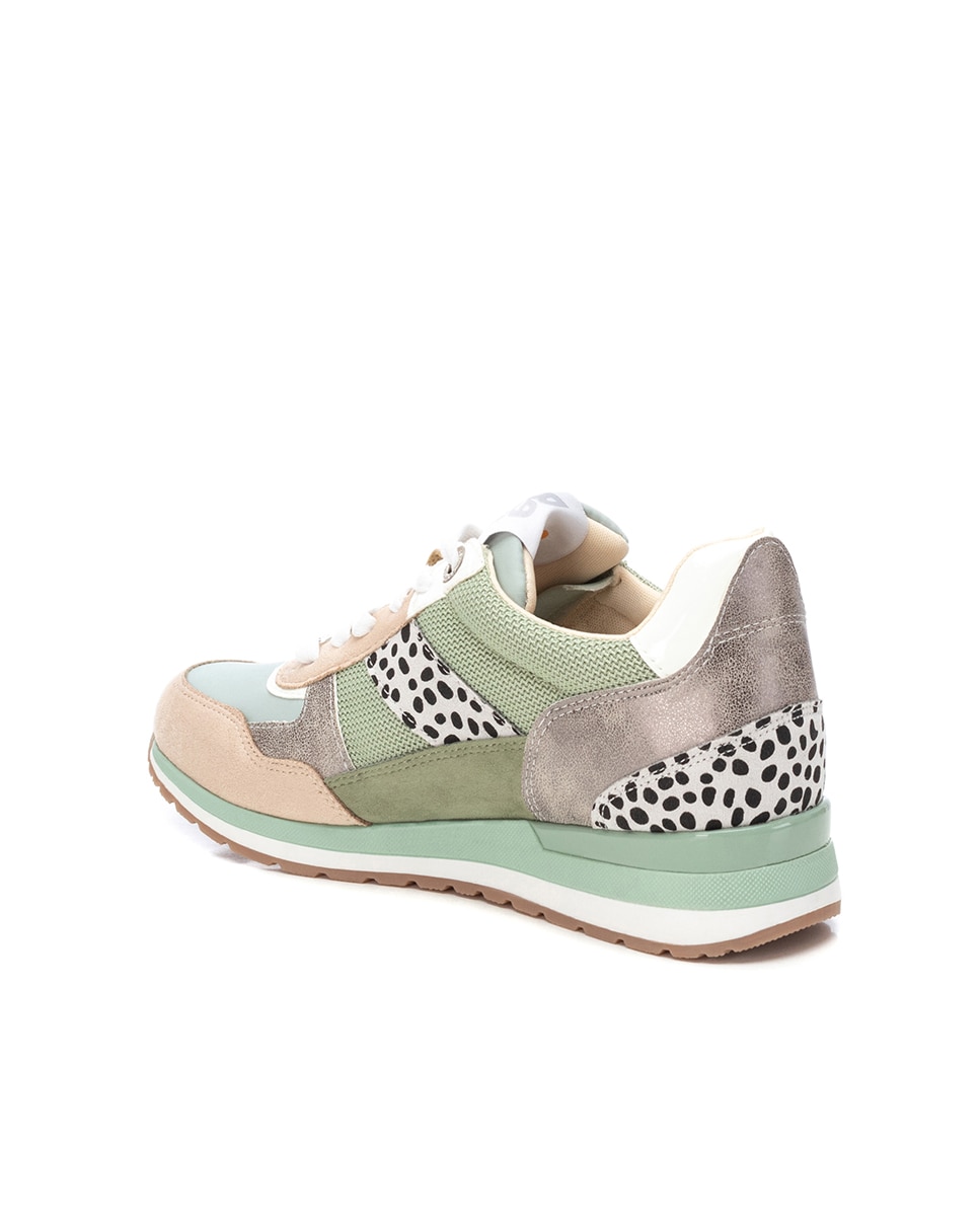 Sapatilhas Desportivas com Fecho Zip Verde-4