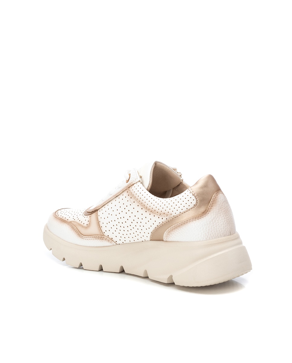 Sapatilhas Desportivas com Fecho de Correr Branco-4