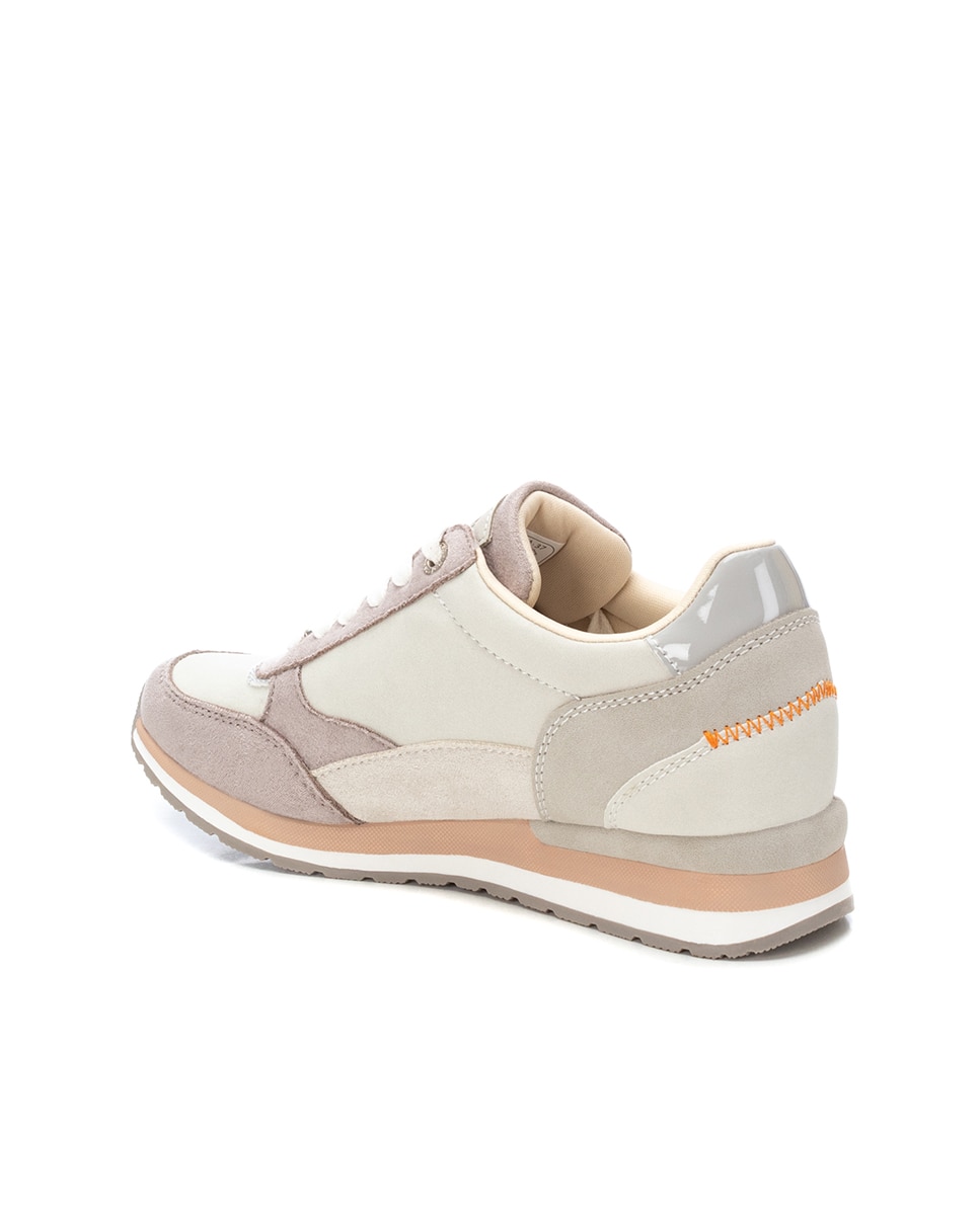 Sapatilhas Desportivas com Fecho Zip Branco-4