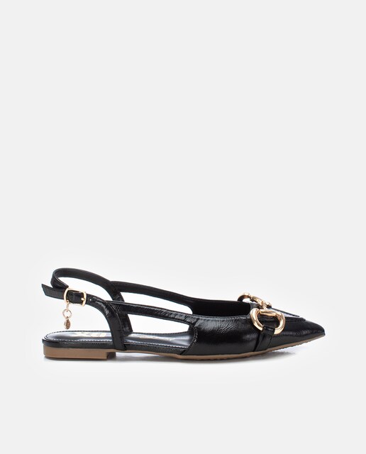 Imagem 0 de Sapatos Rasos com Fecho de Fivela