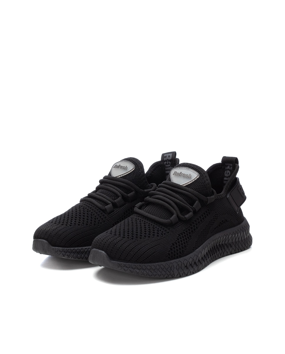Sapatilhas Desportivas com Atacadores Preto-5