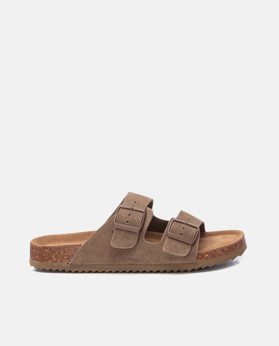 Imagem 0 de Chinelos com Pala Dupla e Palmilha de Pele