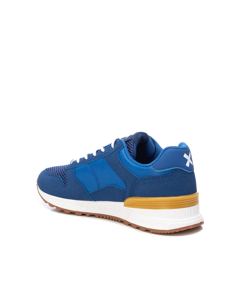 Sapatilhas Desportivas com Atacadores Azul-marinho-3