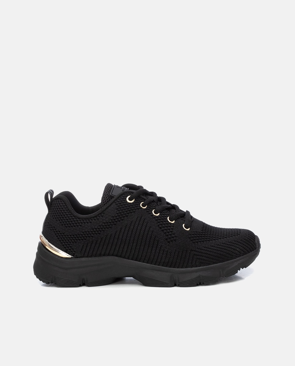 Sapatilhas Desportivas com Atacadores Preto-1