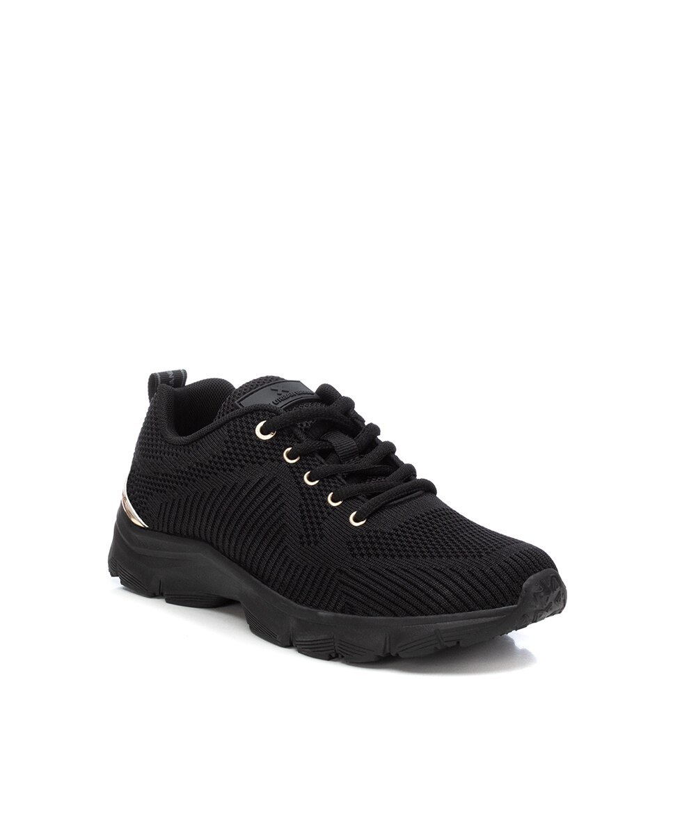 Sapatilhas Desportivas com Atacadores Preto-3