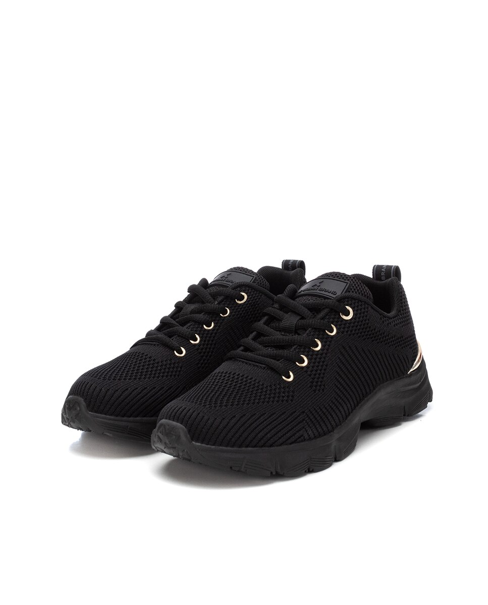 Sapatilhas Desportivas com Atacadores Preto-5