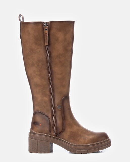 Imagem 0 de Botas Altas com Fecho Zip Lateral