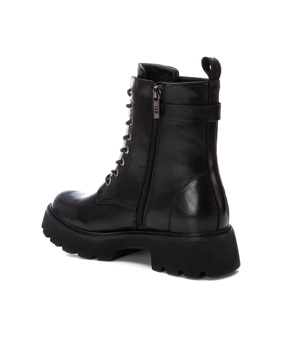 Botins com Atacadores Preto-4
