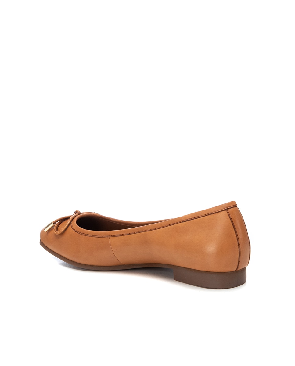 Sabrinas Rasas de Pele Camel-4