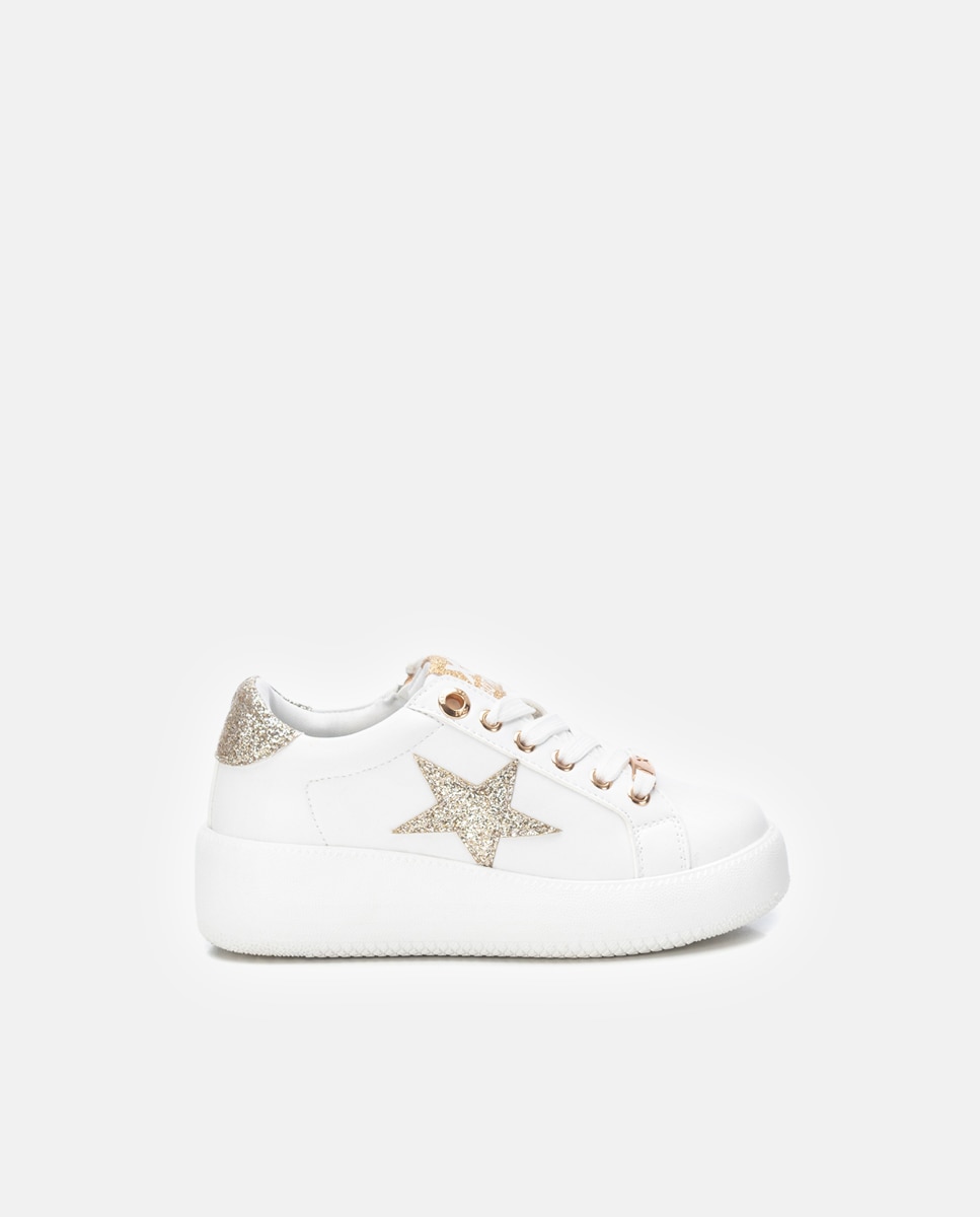 Imagem 0 de Sapatilha Infantil com Estrela e Glitter