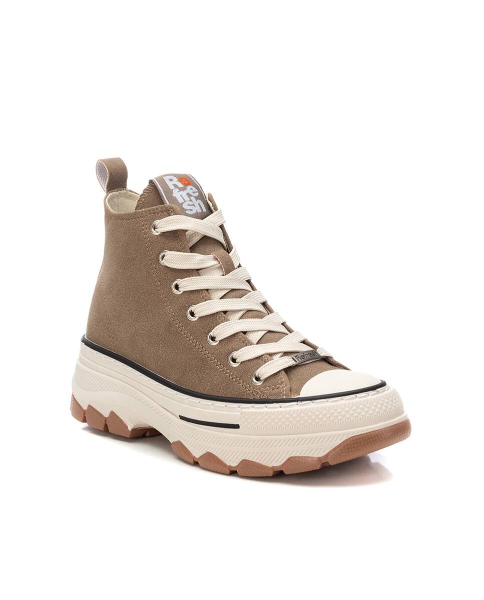 Botins Desportivos com Biqueira de Borracha Castanho-3