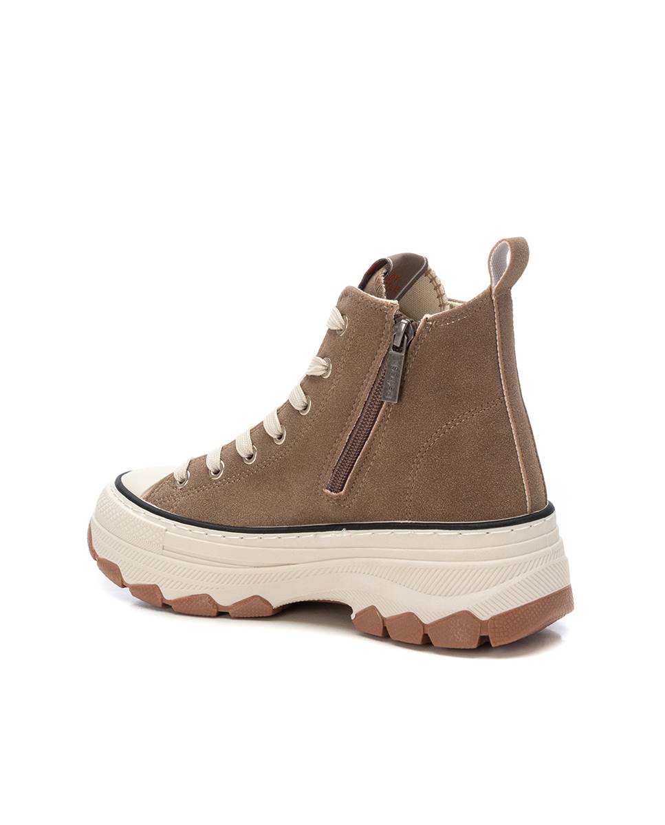 Botins Desportivos com Biqueira de Borracha Castanho-4