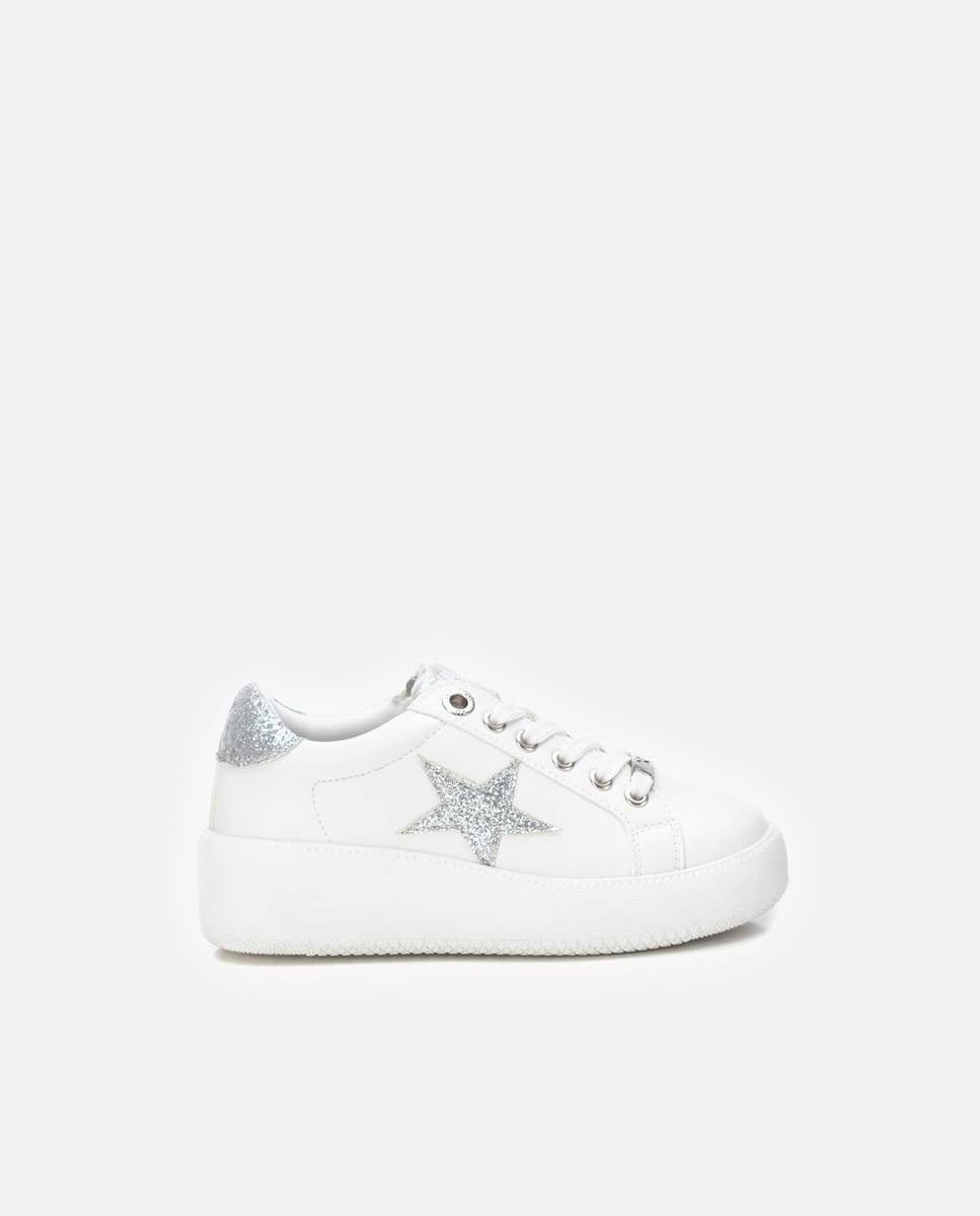 Imagem 0 de Sapatilha Infantil com Estrela e Glitter