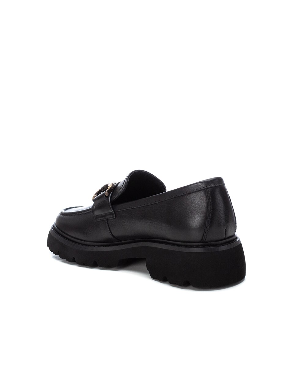 Mocassins de Pele Preto-4