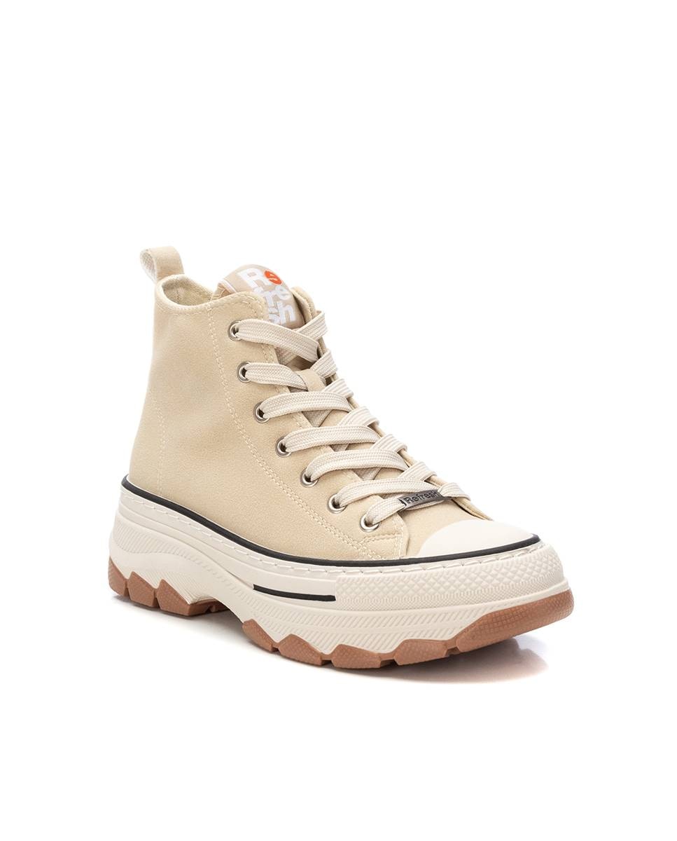 Botins Desportivos com Biqueira de Borracha Bege-3