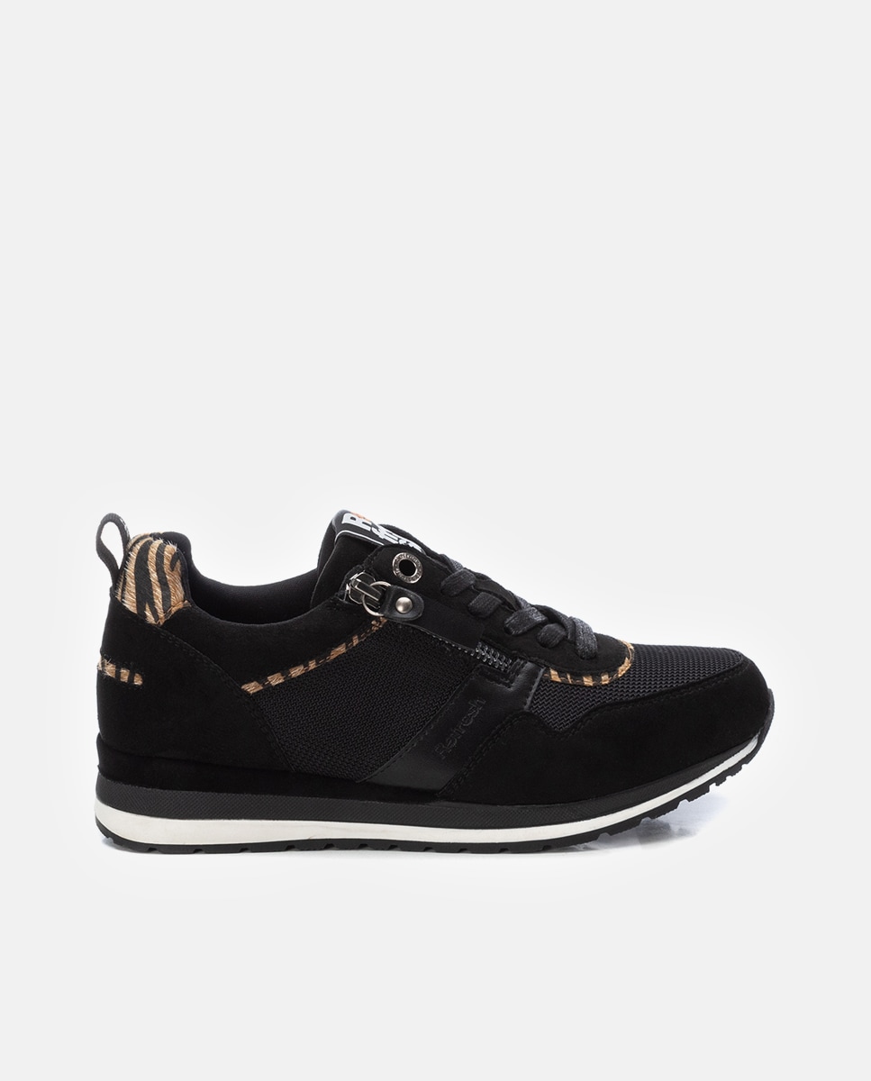 Sapatilhas Desportivas com Cordões Preto-1