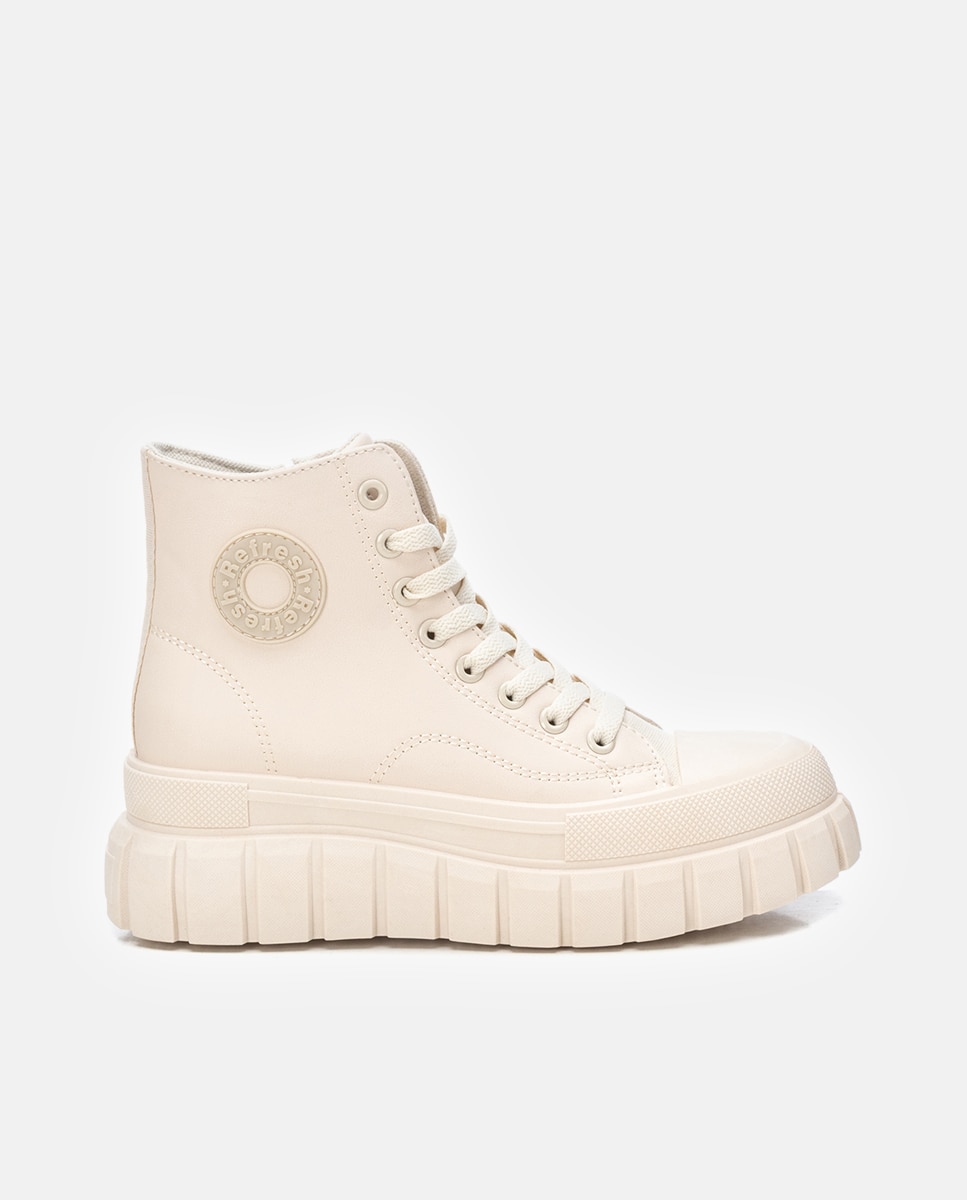 Imagem 0 de Botins Estilo Desportivo com Atacadores e Fecho Zip Lateral