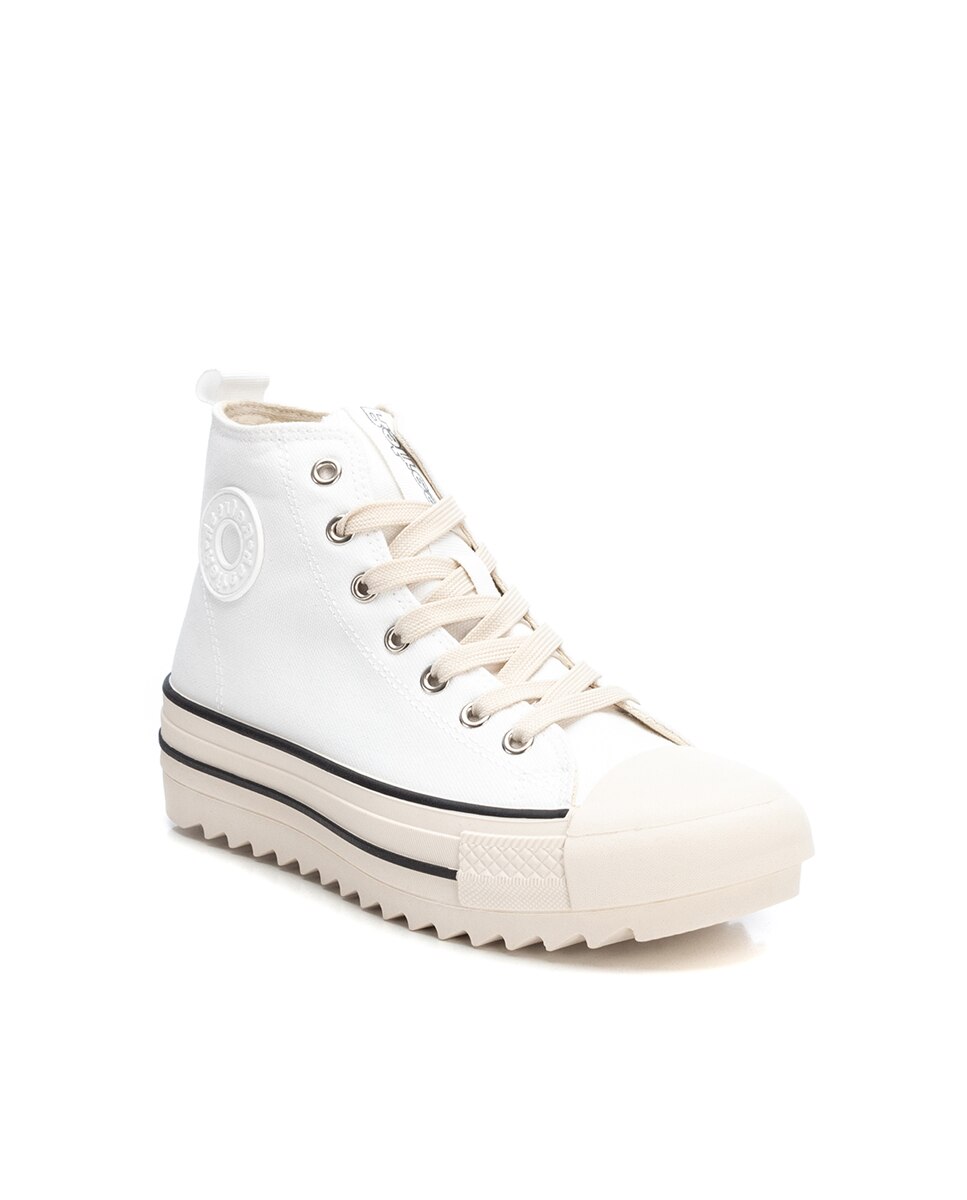 Botins com Atacadores Branco-2