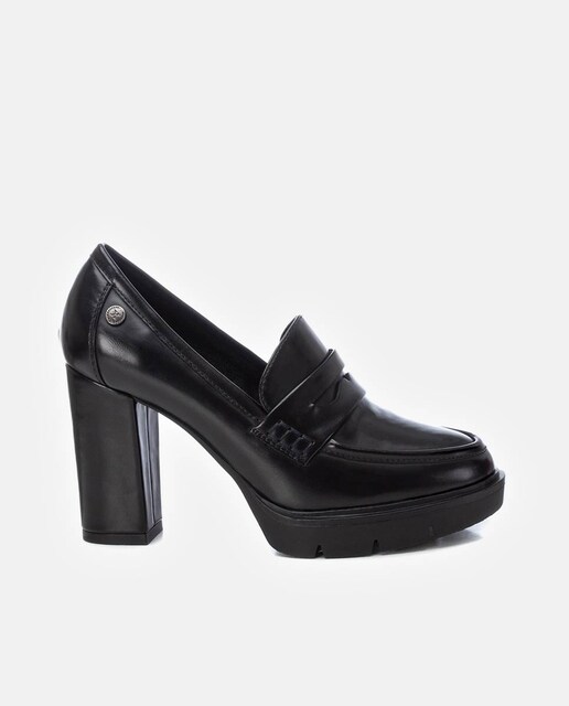 Imagem 0 de Mocassins com Salto e Plataforma