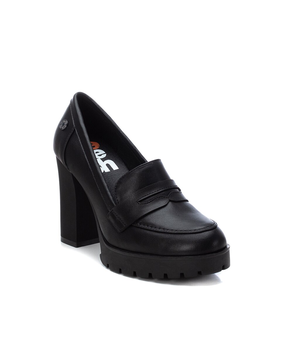Mocassins com Salto Preto-3