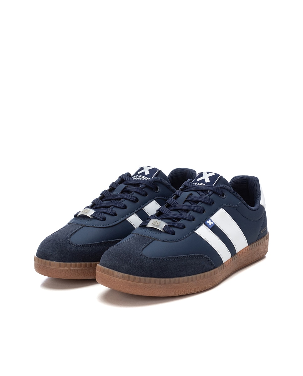 Sapatilhas Desportivas com Atacadores Azul / Branco-4
