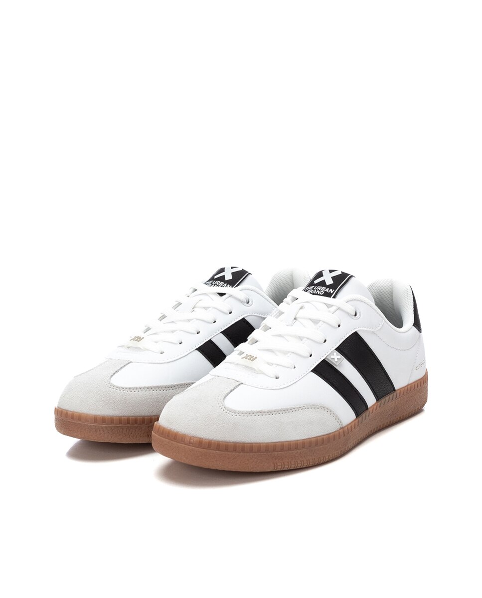 Sapatilhas Desportivas com Atacadores Branco / Preto-4
