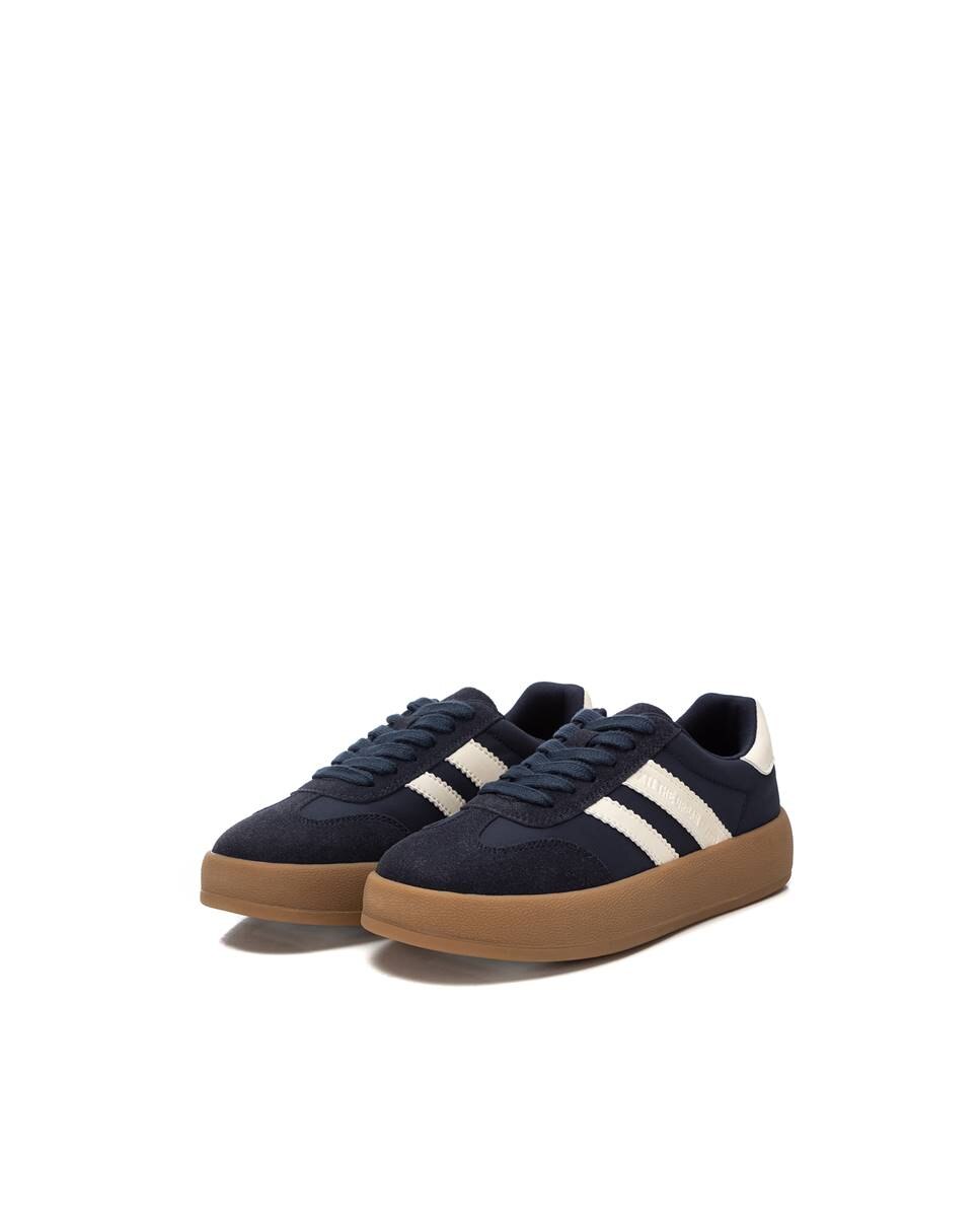 Sapatilha com Atacadores Infantil Xti Azul-4