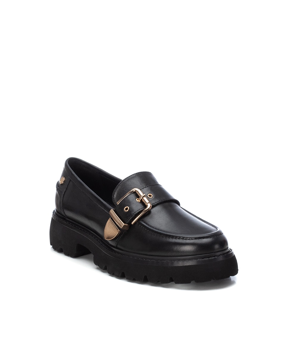Mocassins de Pele Preto-3