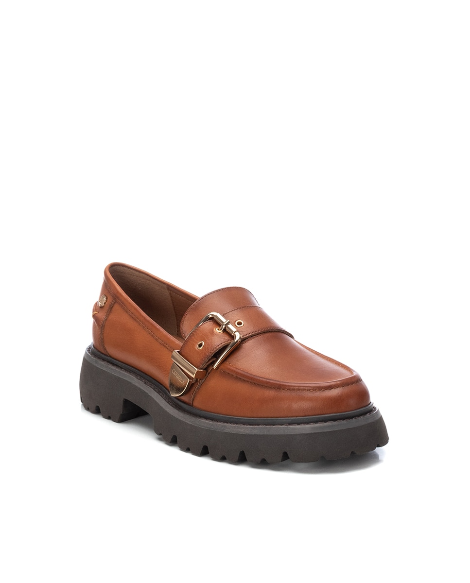 Mocassins de Pele Camel-3