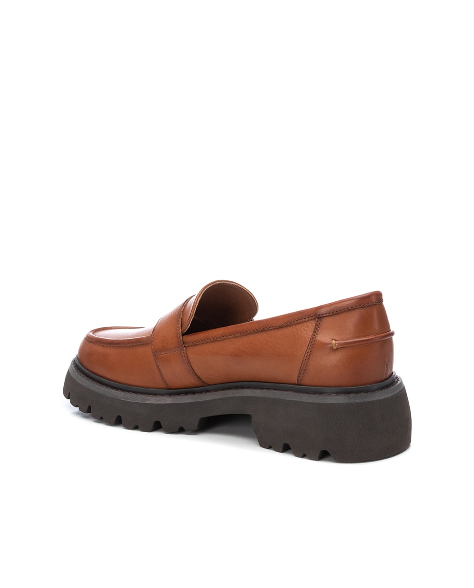 Mocassins de Pele Camel-4