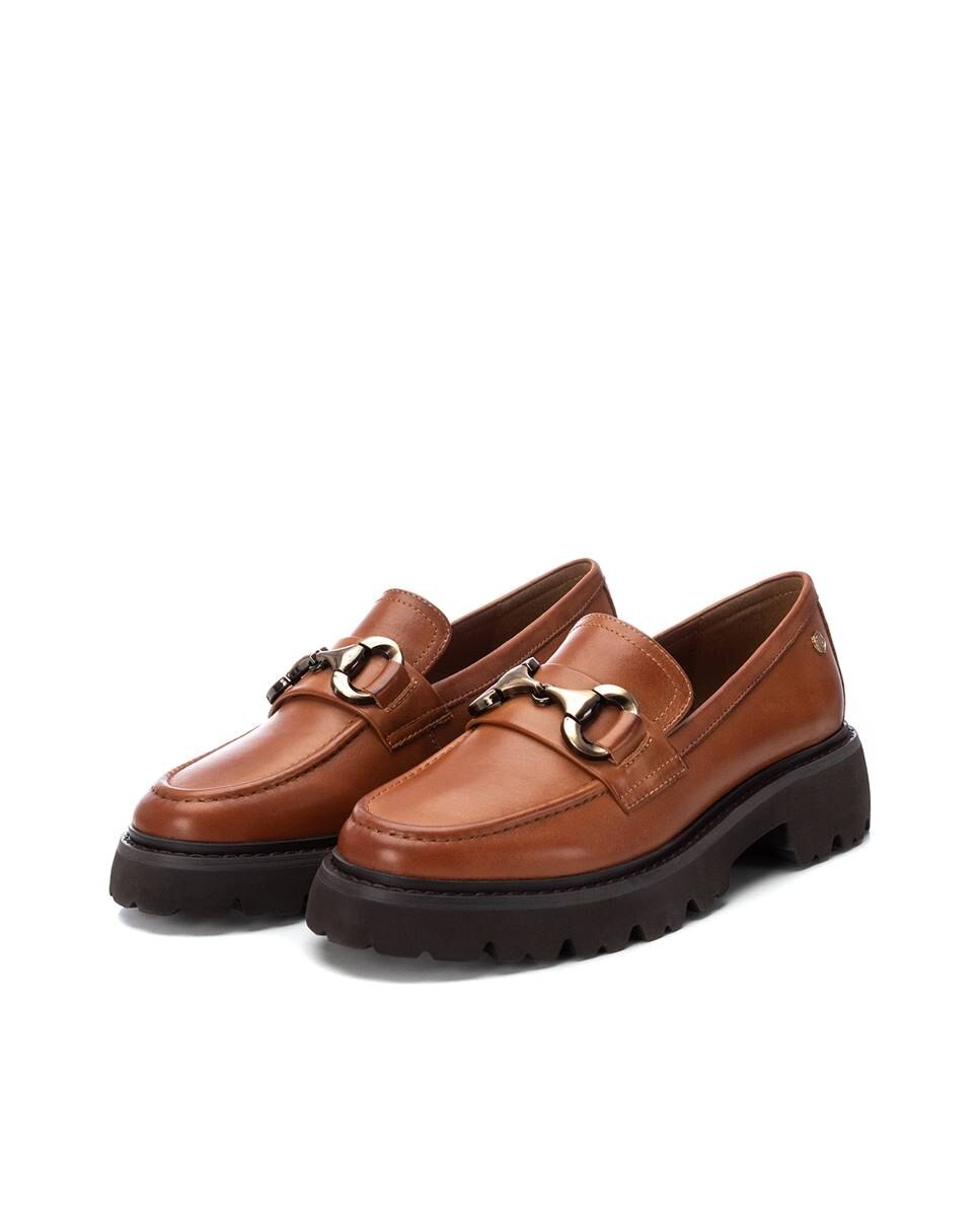 Mocassins de Pele Camel-5