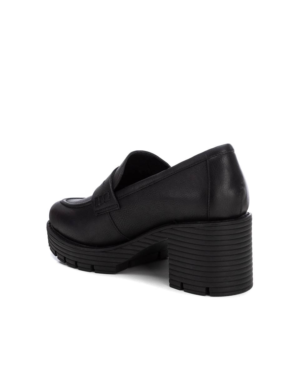 Mocassins com Salto Preto-3