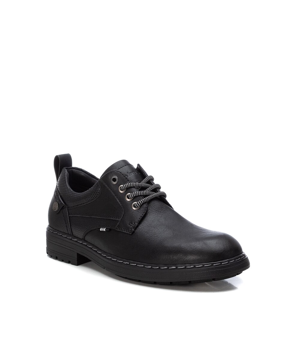 Sapato com Atacadores Preto-2