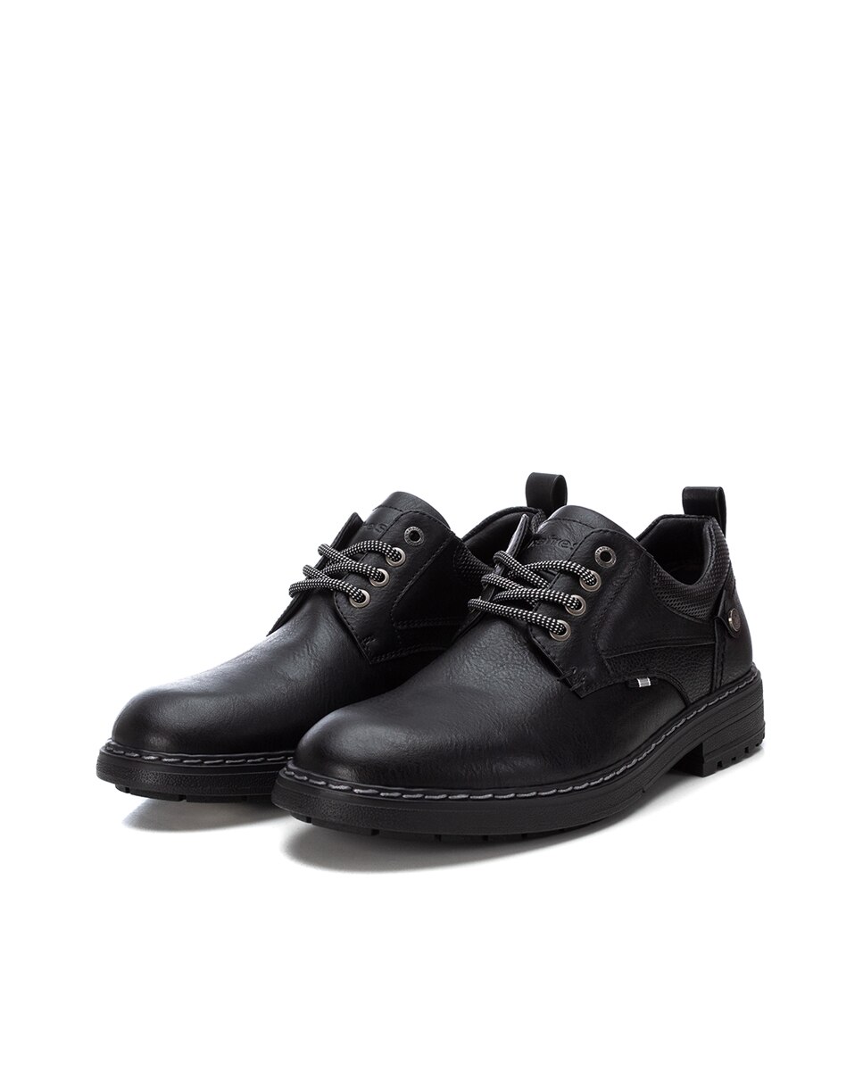Sapato com Atacadores Preto-4