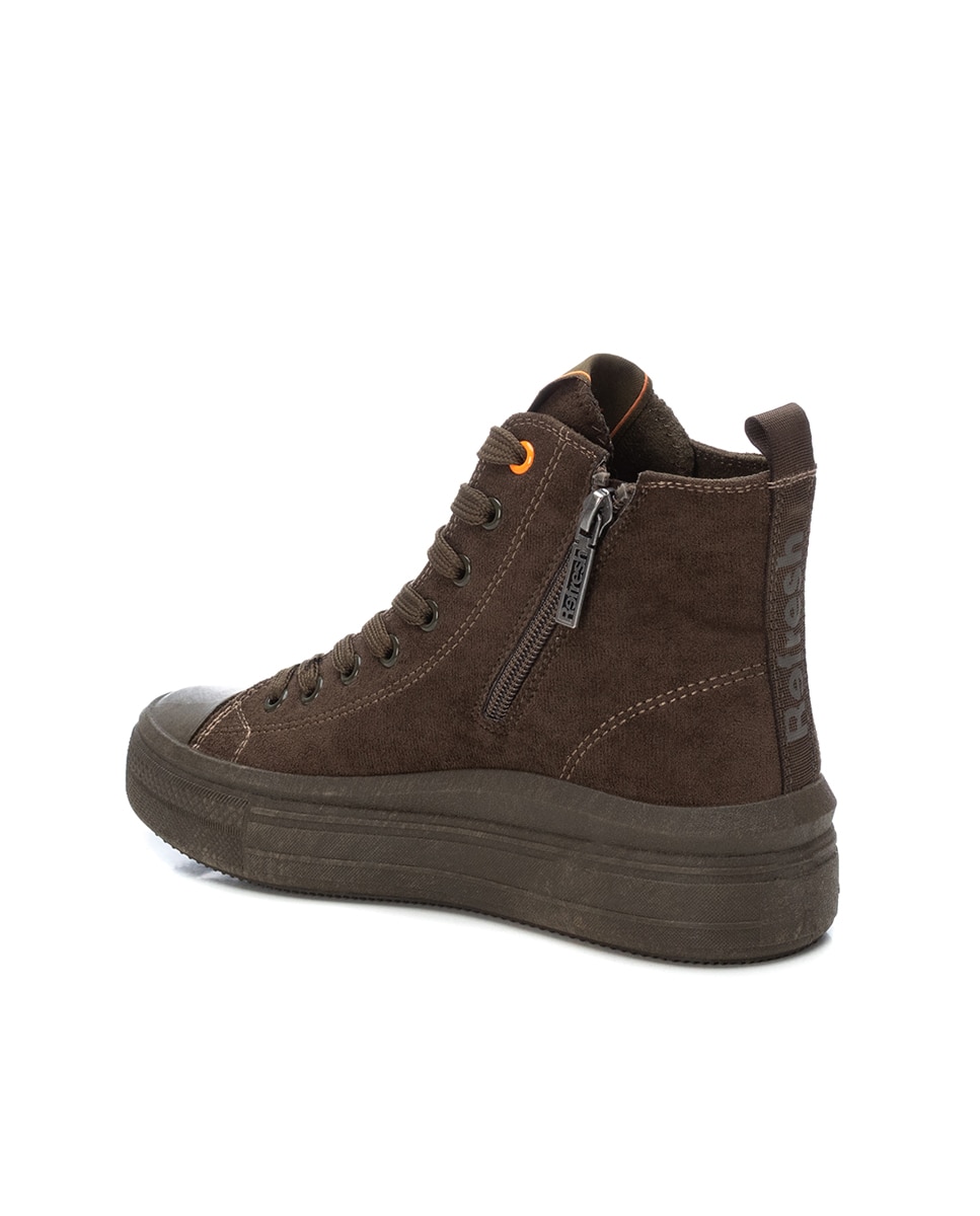 Botins Desportivos com Biqueira de Borracha Caqui-3