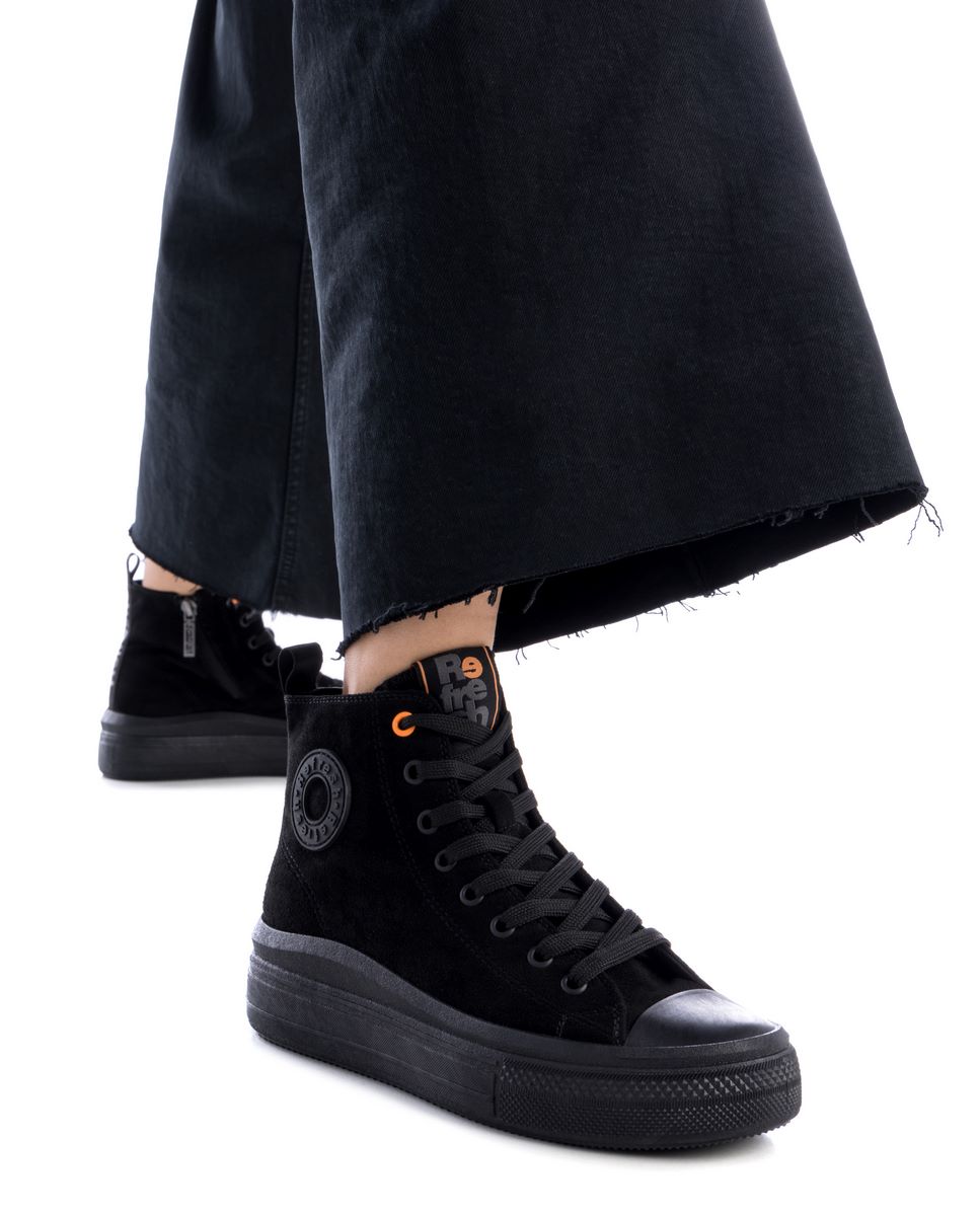 Botins Desportivos com Biqueira de Borracha Preto-2