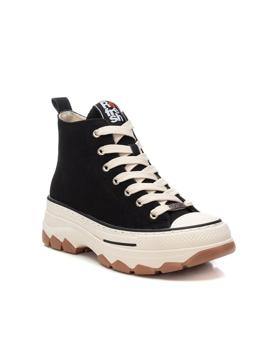 Botins Desportivos com Biqueira de Borracha Preto-3
