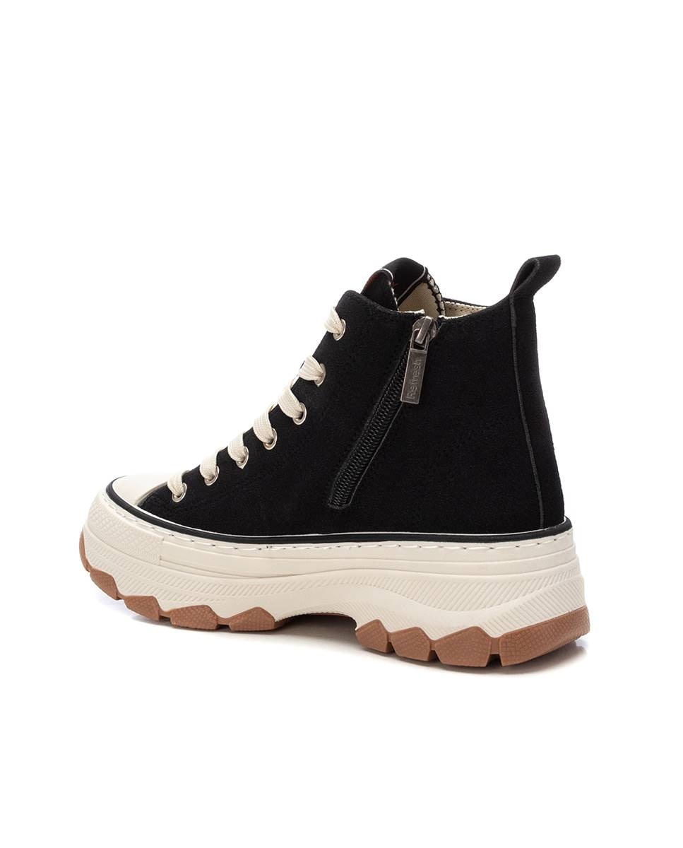 Botins Desportivos com Biqueira de Borracha Preto-4