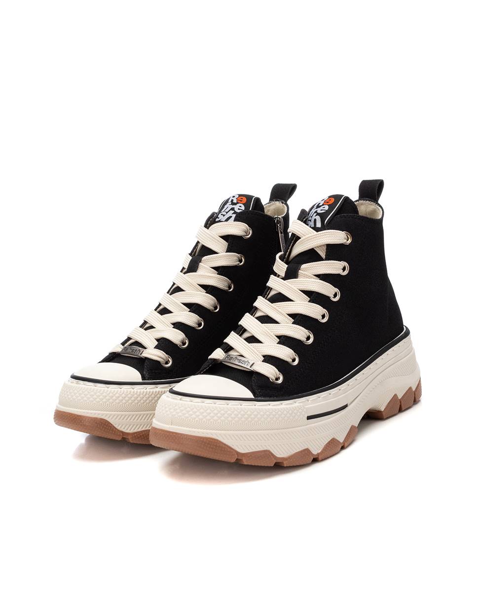 Botins Desportivos com Biqueira de Borracha Preto-5