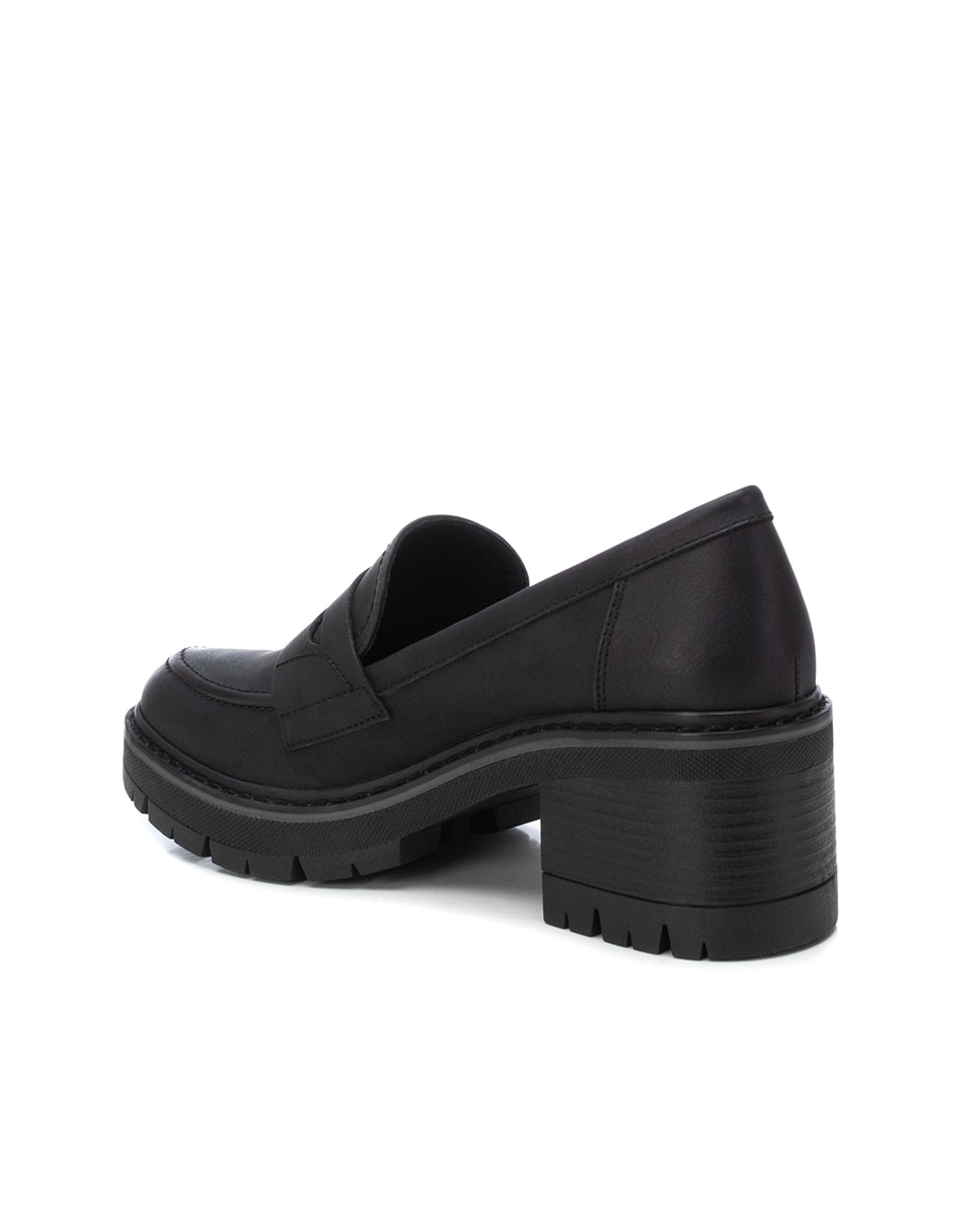 Mocassins com Salto Preto-4