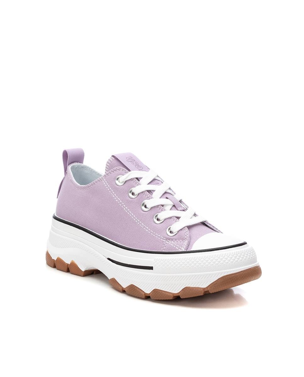 Sapatilhas de Lona com Atacadores Roxo-2