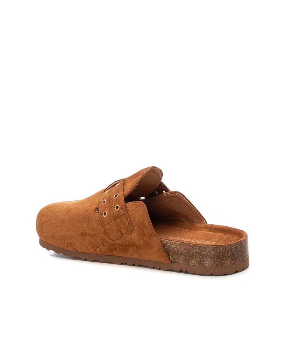 Socas Rasas com Sola de Borracha Camel-3