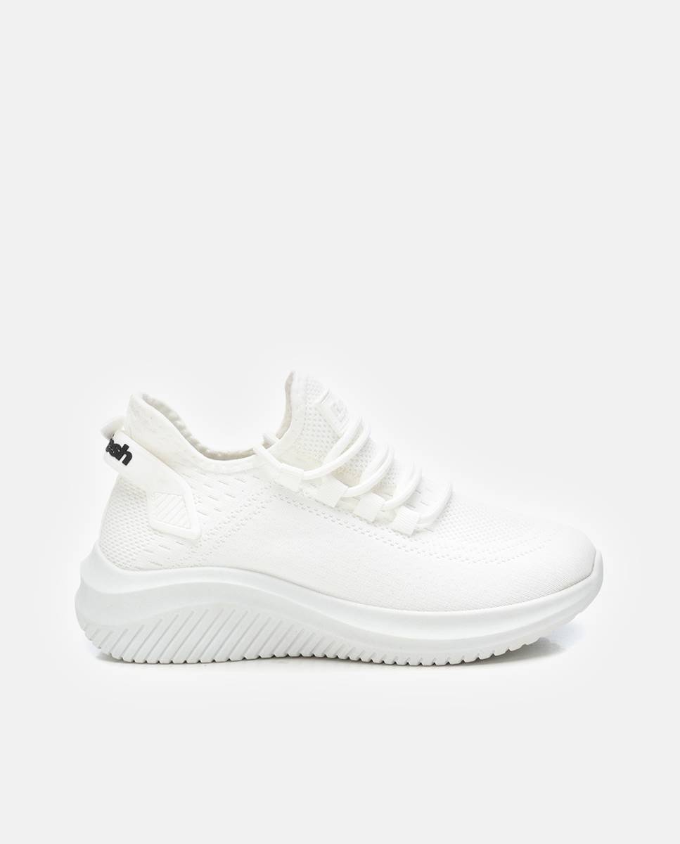 Sapatilhas Desportivas Coloridas com Atacadores Branco-1