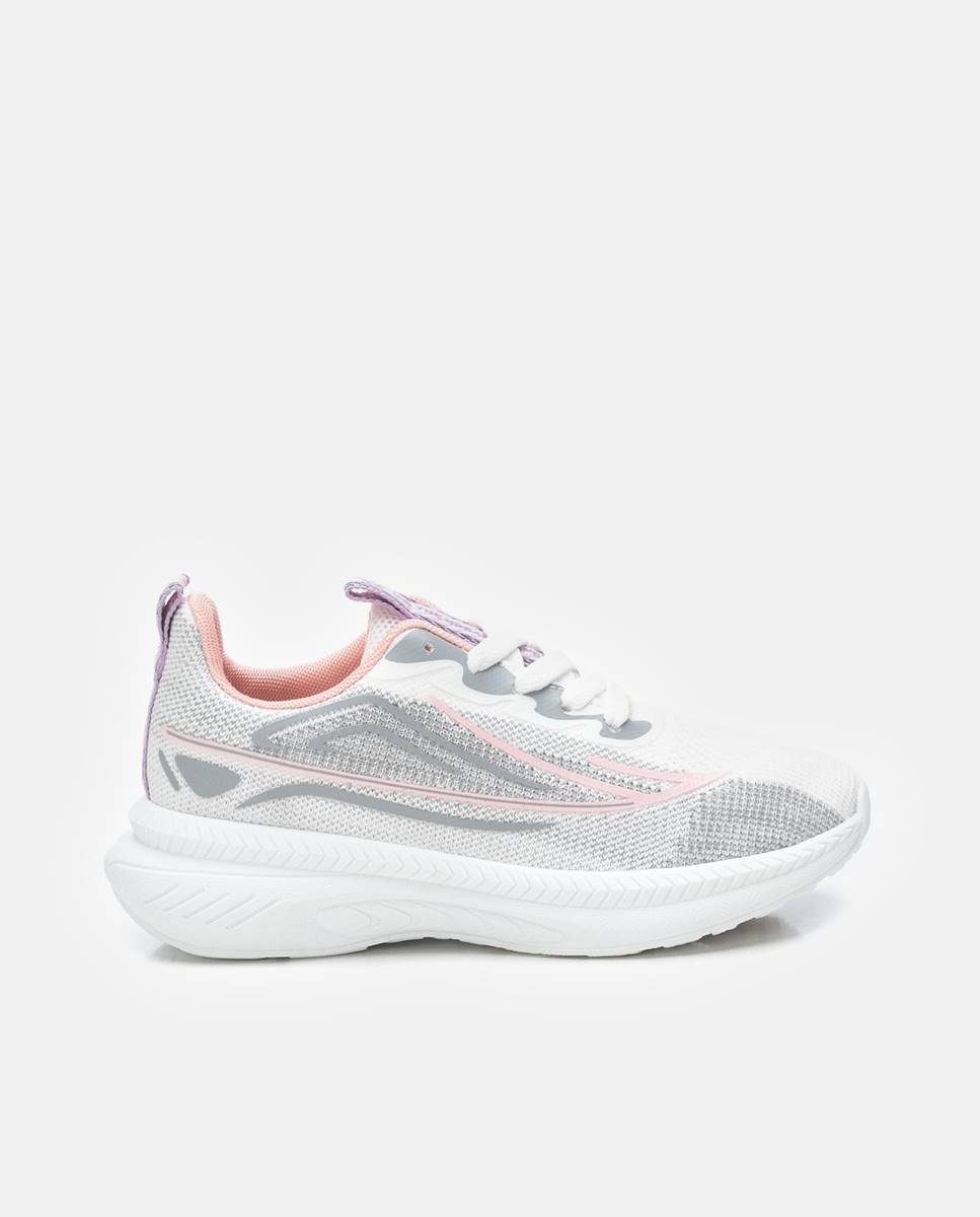 Sapatilhas Desportivas com Atacadores Branco-1