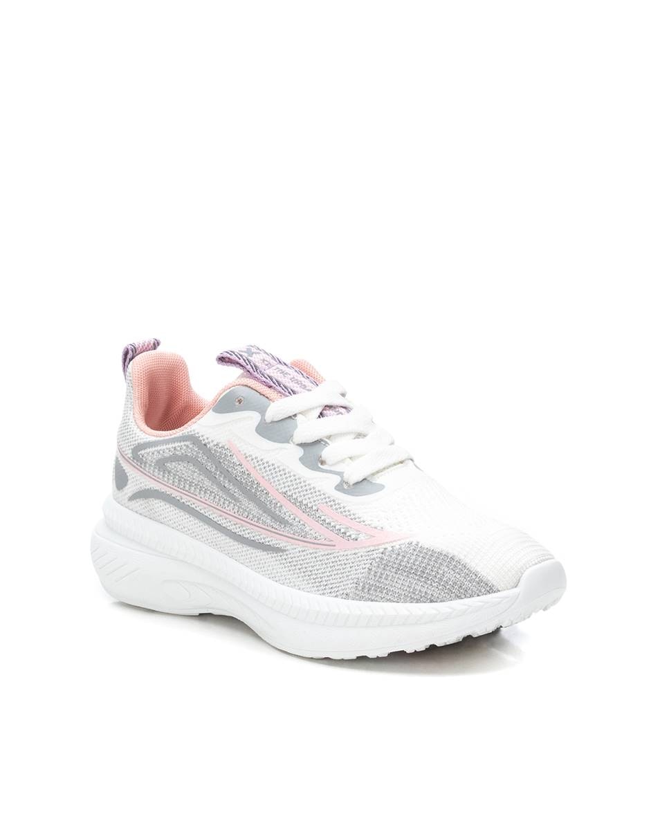 Sapatilhas Desportivas com Atacadores Branco-3